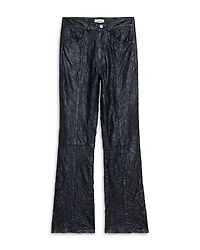 Poete Cuir Froisse Leather Pants