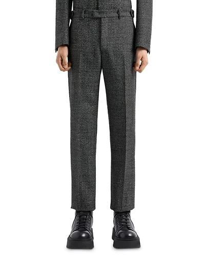 Wool Grisaille Regular Fit Pants