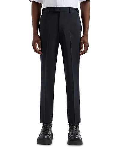 Emporio Armani Technical Stretch Gabardine Regular Fit Pants