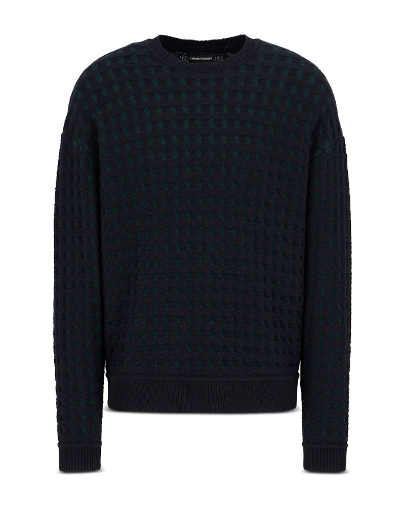 Jacquard Crewneck Sweater