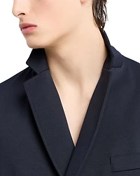 Double Breasted Fleece Jacket