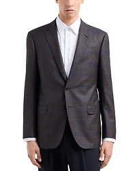 Plaid Wool Blazer