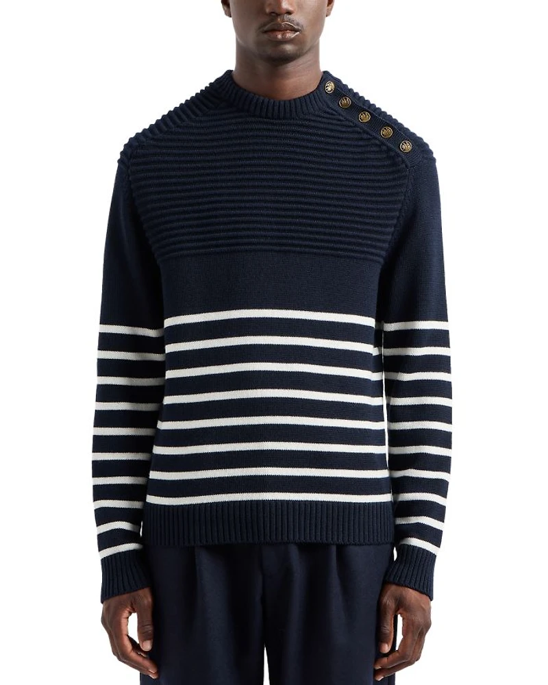 Striped Crewneck Sweater