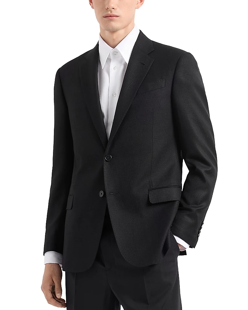 Emporio Armani G Line Regular Fit Single Breasted Notch Lapel Jacket
