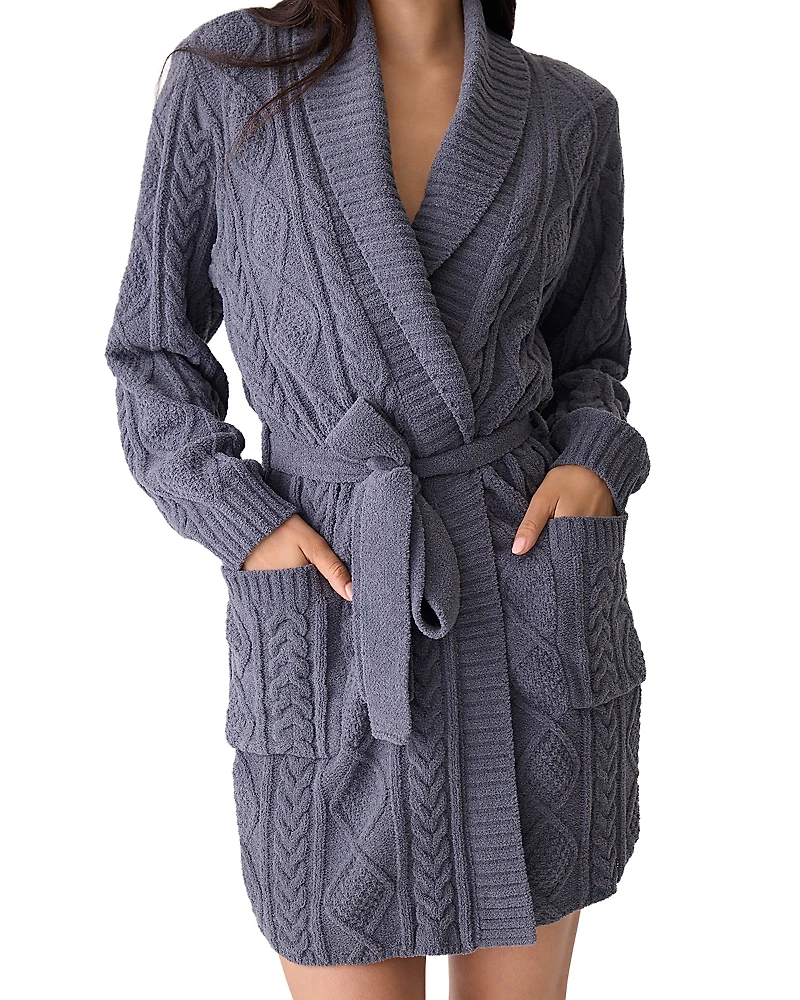 Pj Salvage Cable Knit Robe