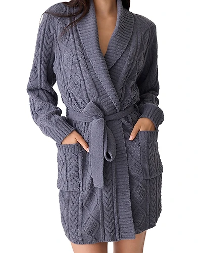 Pj Salvage Cable Knit Robe