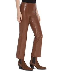 Elysse Faux Leather Ankle Pants