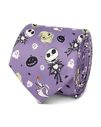 Purple Nightmare Before Christmas Tie
