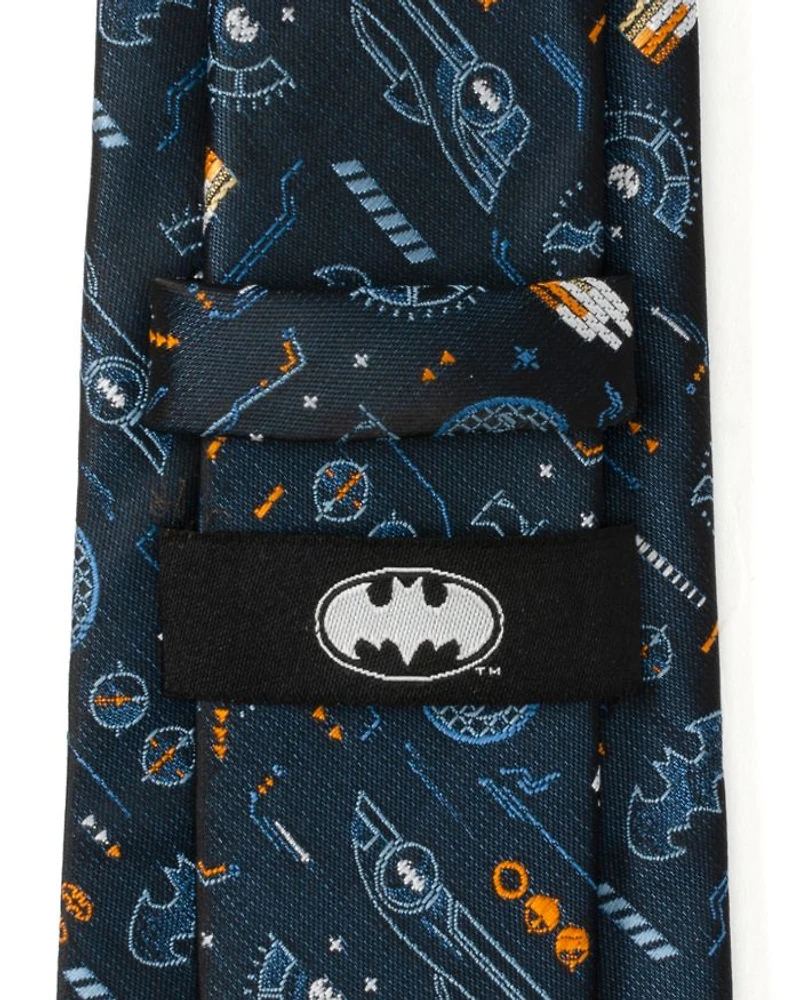Batman Batmobile Silk Tie