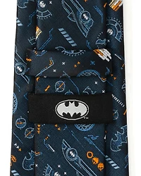 Batman Batmobile Silk Tie
