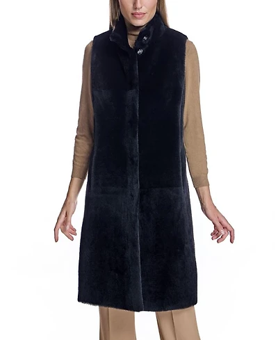 Reversible Shearling Lamb Vest