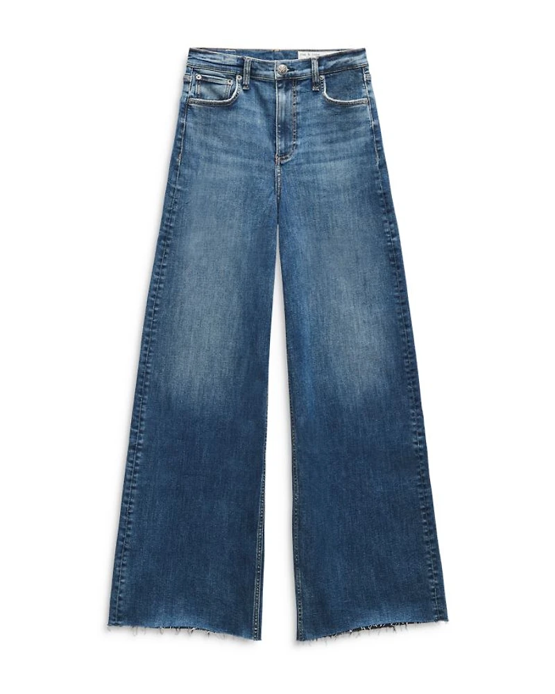 Flexi Sofie High Rise Wide Leg Jeans Willow