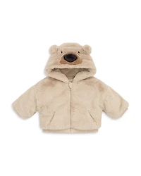 Mori Unisex Faux Fur Bear Hooded Jacket - Baby