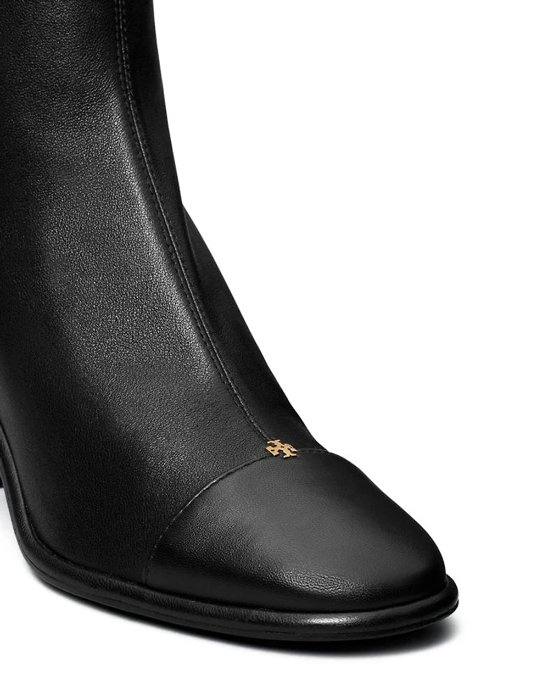 Women's Cap Toe Ankle Boots