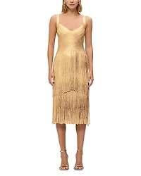 Herve Leger The Metallic Mischa Dress