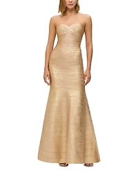 Herve Leger The Metallic Sara Gown