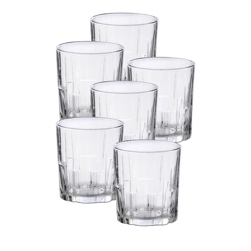 Jazz 7 oz. Clear Tumbler, Set of 6