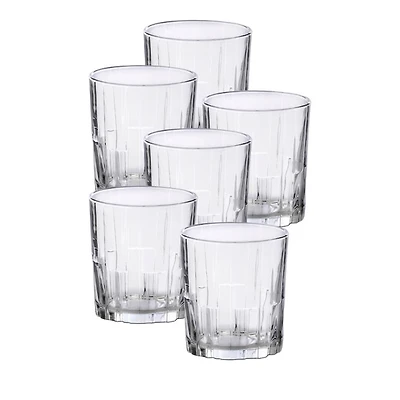 Jazz 7 oz. Clear Tumbler, Set of 6