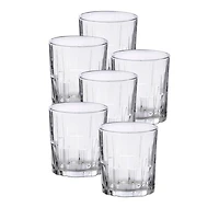 Jazz 7 oz. Clear Tumbler, Set of 6