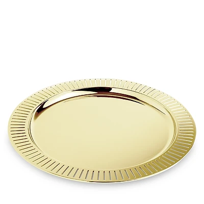 Anna new york Striations Serving Tray Round