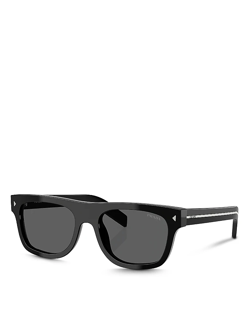 Prada Iconic Plaque Pillow Sunglasses, 55mm