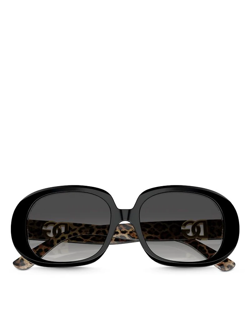 Allure Oval Sunglasses, 56mm