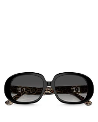 Allure Oval Sunglasses, 56mm