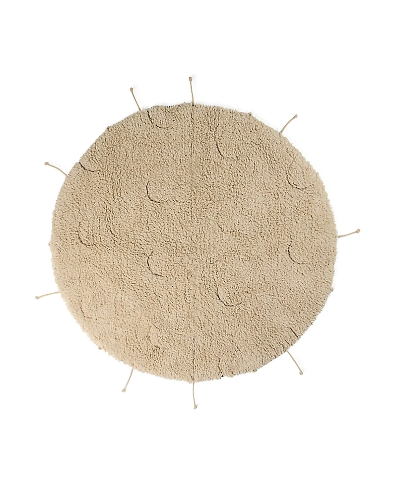 Lorena Canals Mom, I want to be an astronaut Moon Round Area Rug, 3'3 x 3'3