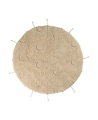 Lorena Canals Mom, I want to be an astronaut Moon Round Area Rug, 3'3 x 3'3