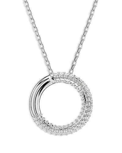 Dextera Pavé Pendant Necklace, 19.75"