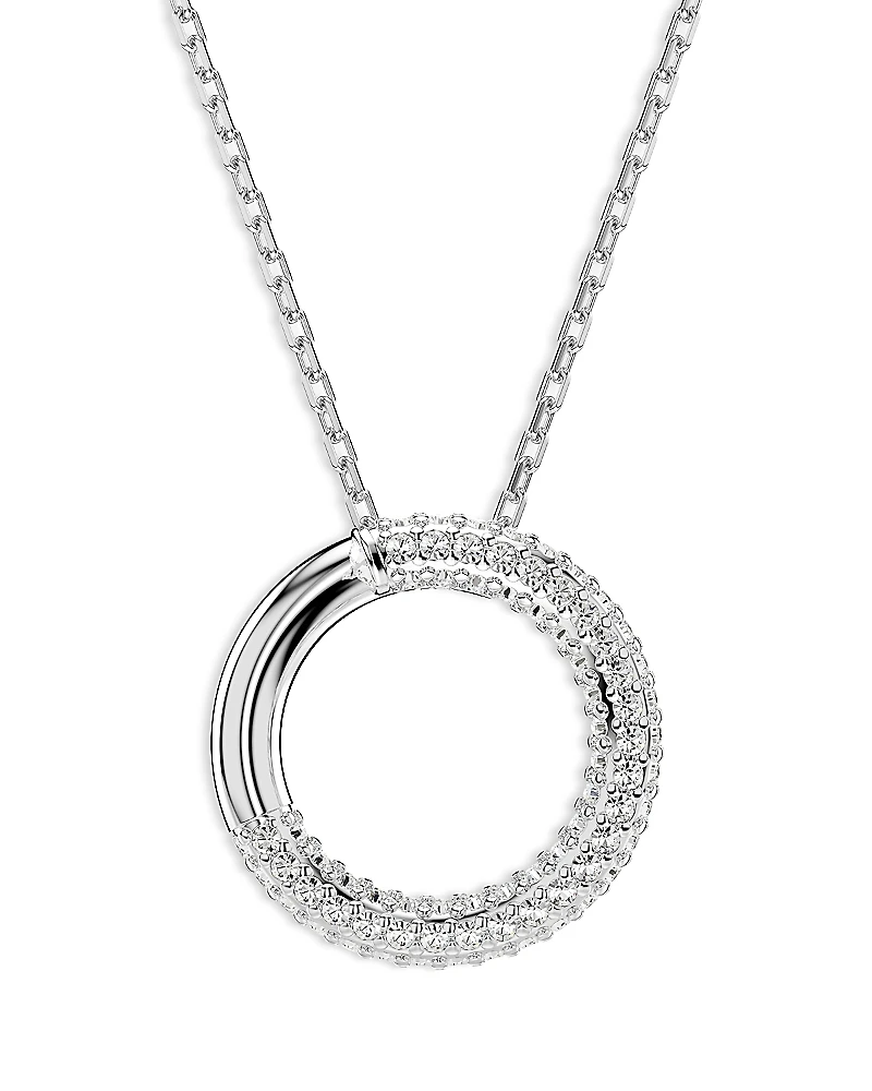Swarovski Dextera Pave Pendant Necklace, 19.75
