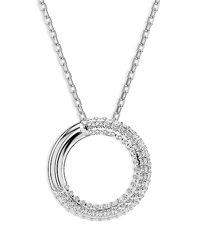 Swarovski Dextera Pave Pendant Necklace, 19.75