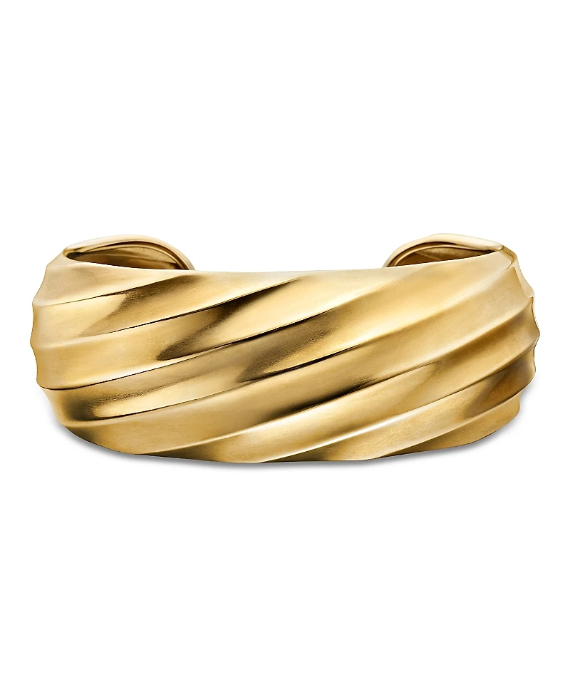 Cable Edge Cuff Bracelet
