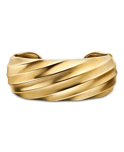 Cable Edge Cuff Bracelet
