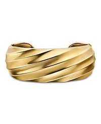 Cable Edge Cuff Bracelet