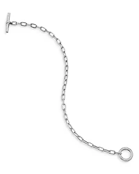DY Madison® Toggle Chain Bracelet Sterling Silver with Diamonds