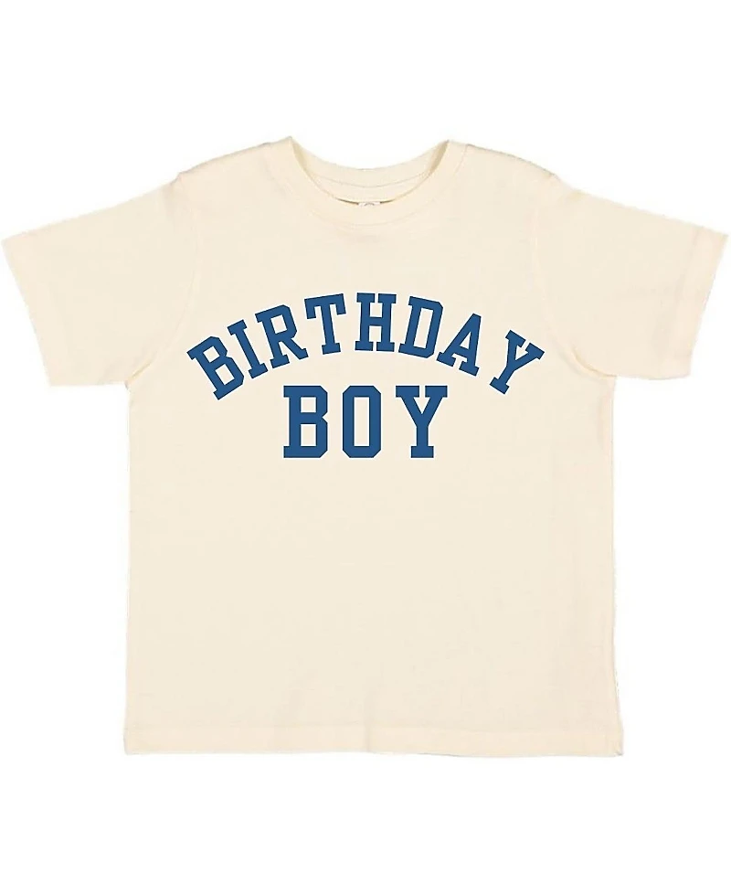 Sweet Wink Boys' Birthday Varsity Short Sleeve T-Shirt - Little Kid, Big Kid