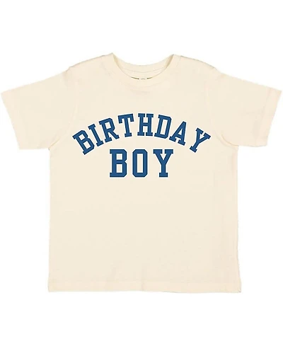 Sweet Wink Boys' Birthday Varsity Short Sleeve T-Shirt - Little Kid, Big Kid