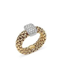 Fope 18K Yellow Gold Vendome Diamond Flex'it Ring