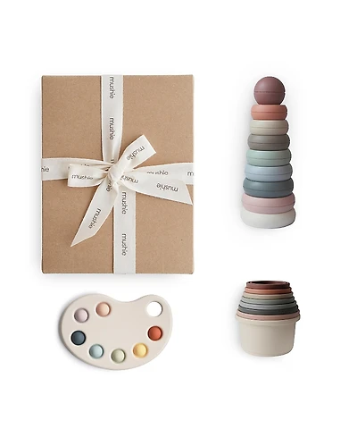 Mushie Play Time Gift Set - Ages 6 Months+