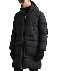 Reiss Puffer Long Jacket