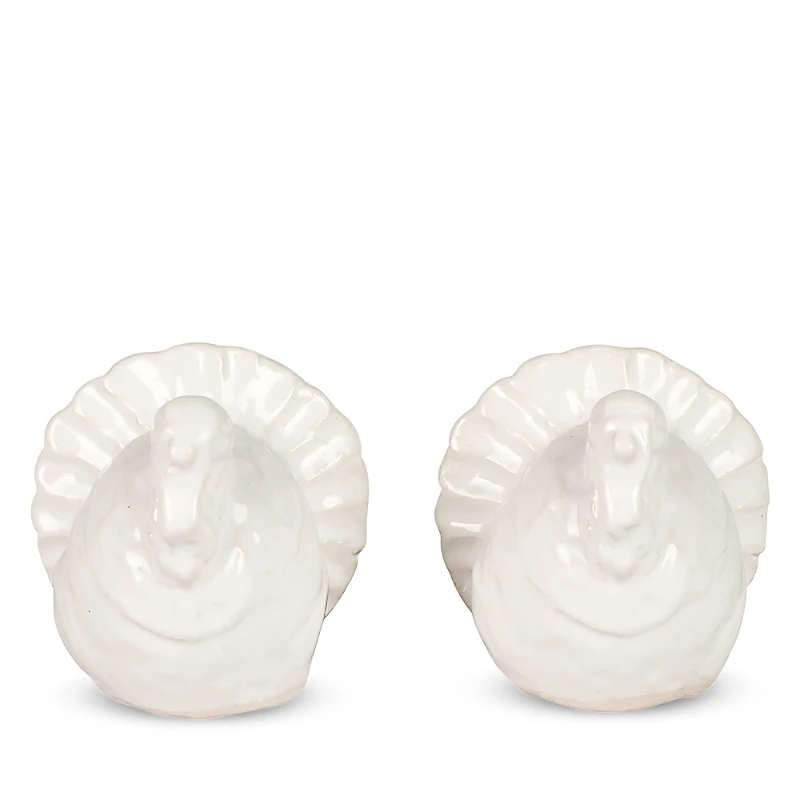 Vietri Pietra Tacchino Figural Salt and Pepper Shakers