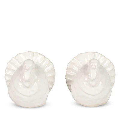 Vietri Pietra Tacchino Figural Salt and Pepper Shakers