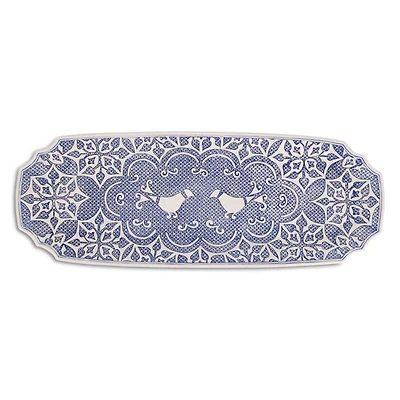 Uccello Blu Long Oval Platter