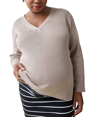 Ingrid & Isabel Maternity Side Zip Sweater