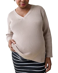 Ingrid & Isabel Maternity Side Zip Sweater