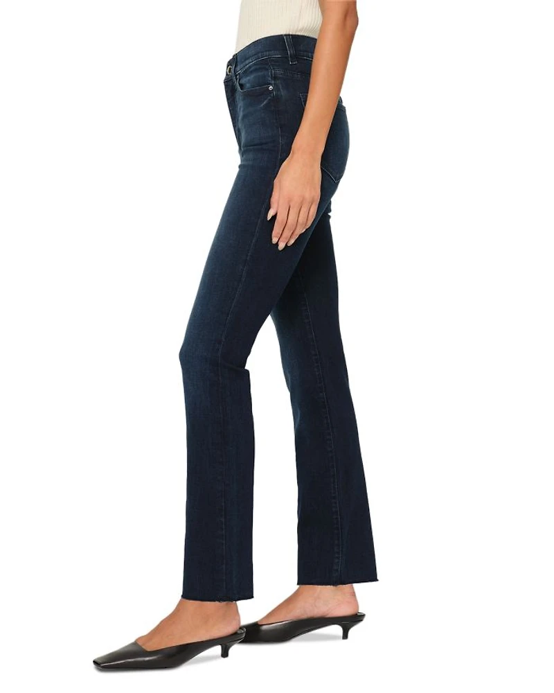 Halle Instasculpt Straight Leg High Rise Jeans Mediterranean
