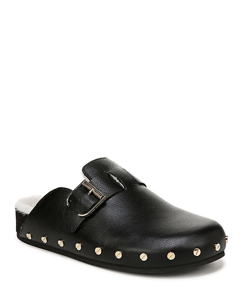 Veronica Beard Women's Fern-2 Studded Clog Flats