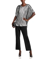 Plissé Caftan Top