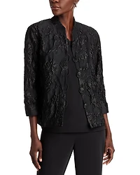 Shimmer Cloqué Boxy Jacket